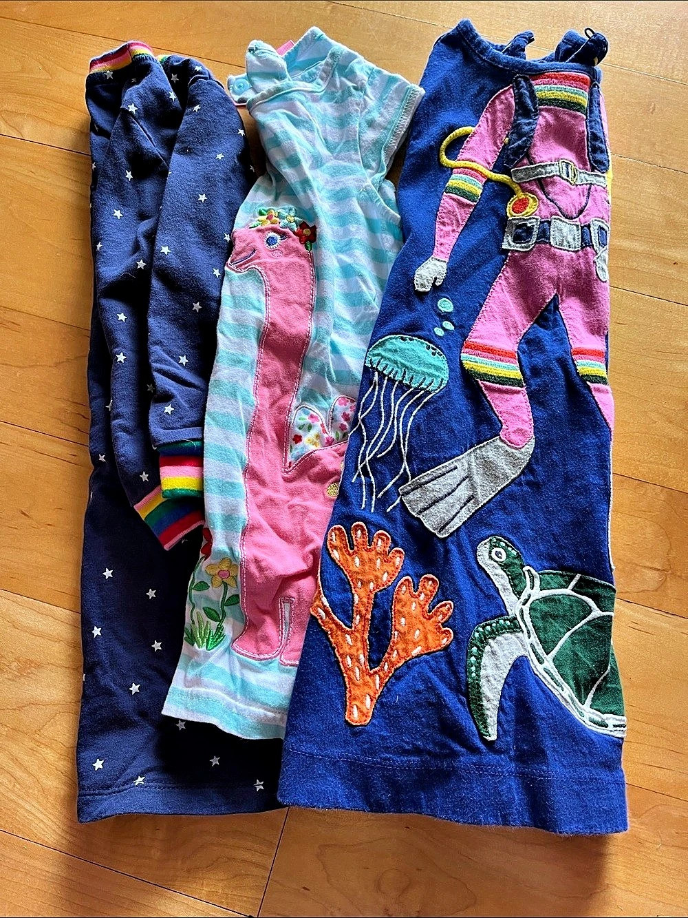 Mini Boden Appliqué Dress Girls 3-4T BUNDLE